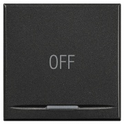 Axolute Клавиши с символами для системы автоматизации для 1 функции - 2 модуля, OFF, цвет антрацит