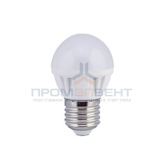 Ecola Light Globe  LED Eco 3,0W G45 220V E27 2700K шар 75x45