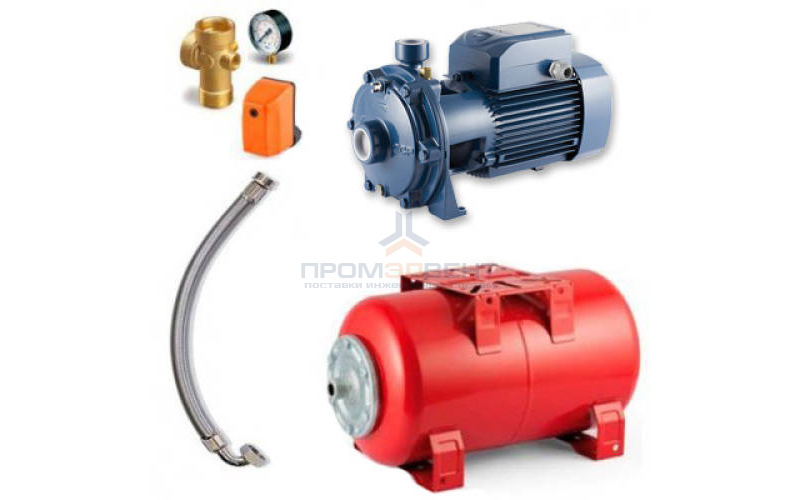 Насосная станция Pedrollo HYDROFRESH 2Cpm 25/130N-50 CL - 0,75 кВт (Qmax 100 л/мин, 1x230В, с/х)