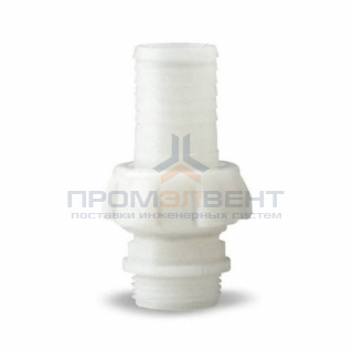 Штуцер соединительный прямой Pedrollo RP 1.5 - 1"1/2, D 40 мм (полиамид)