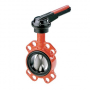 Затвор дисковый поворотный KSB BOAX-S - Ду40 (PN16, Tmax 130°C, с рукояткой)