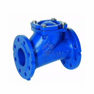 Клапан обратный шаровой GENEBRE 2453 - Ду200 (ф/ф, PN16, Tmax 80°C, чугун)