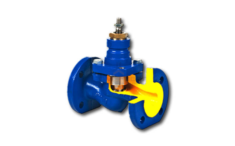 Клапан регулирующий Zetkama 227A - Ду32 (Ф/Ф, PN16, Tmax-150°C, серый чугун, исполнение №90)