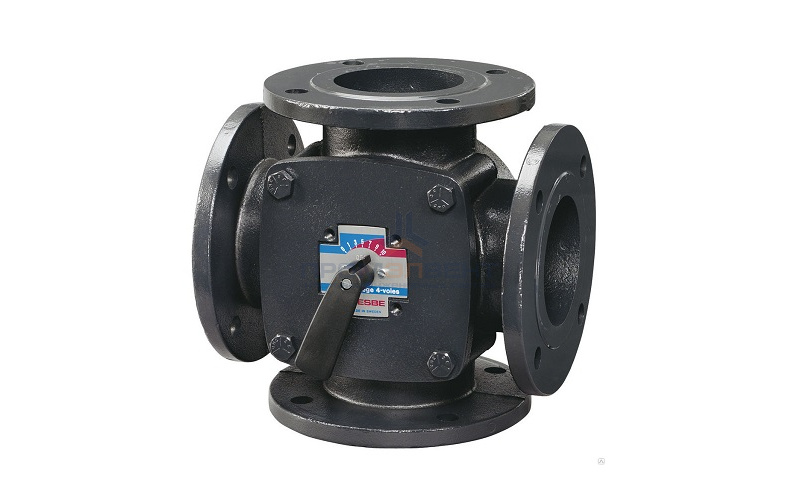 Клапан термостатический смесительный ESBE 4F - Ду65 (фланцевое соединение, PN6, 110°C, KVS 90)