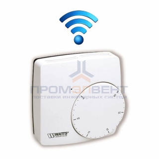 Радиотермостат комнатный WATTS WFHT-RF BASIC (двухрежимный, работа на частоте 433,92 МГц)