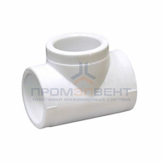Тройник Fusitek - 32 (для полипропиленовых труб под пайку, цвет белый)