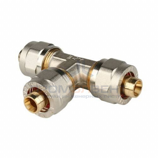 Тройник STOUT - 32 (винтовой, для металлопластиковых труб)