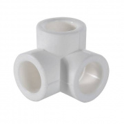 Тройник двухплоскостной VALTEC VTp.738 - 20 (для полипропиленовых труб под пайку, цвет белый)