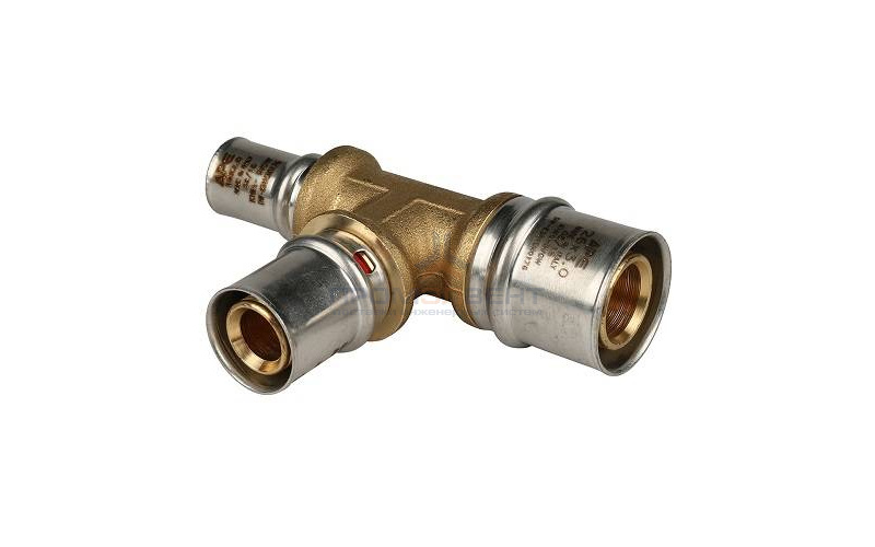 Тройник переходной STOUT - 32 x 20 x 26 (прессовой, для металлопластиковых труб)