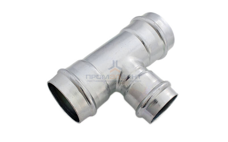 Тройник равнопроходной Conex Banninger PC 5130 - 28 (оцинкованная сталь)