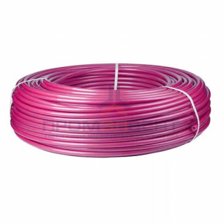 Труба из сшитого полиэтилена BERGERR PINK - 16x2.0 (PE-Xa/EVOH, PN6, 95°C, бухта 120м цвет розовый)