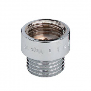 Удлинитель резьбовой Viega 3526 - 3/4" длина 50 мм (ВР/НР, бронза хромированная)