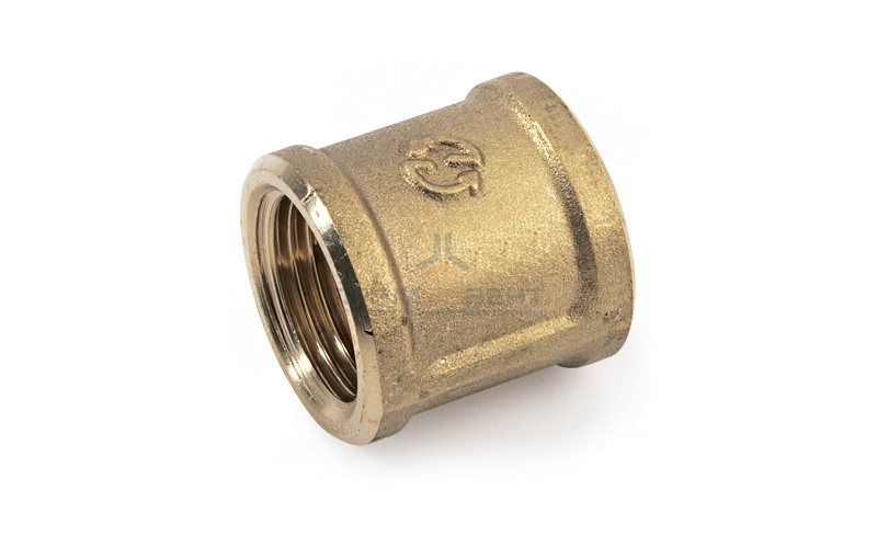 Муфта латунная резьбовая STOUT - 3/4