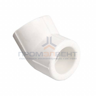 Отвод 45° VALTEC VTp.759 - 32 (для полипропиленовых труб под пайку, цвет белый)