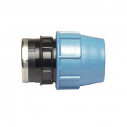 Переход на внутреннюю резьбу UNIDELTA 1004 - 90 x 4" (винтовой, для труб ПНД, резьба пластиковая)