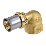 Переход на внутреннюю резьбу угловой Giacomini RM129 - 16x2.0 x 1/2" (прессовой, для металлопл.труб)