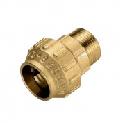 Переход на наружную резьбу Tiemme COBRARING 3460CR - 20 x 1/2" (винтовой, для полиэтиленовых труб)