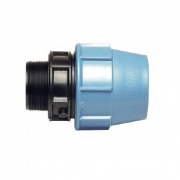 Переход на наружную резьбу UNIDELTA 1003 - 90 x 2" (винтовой, для труб ПНД, резьба пластиковая)