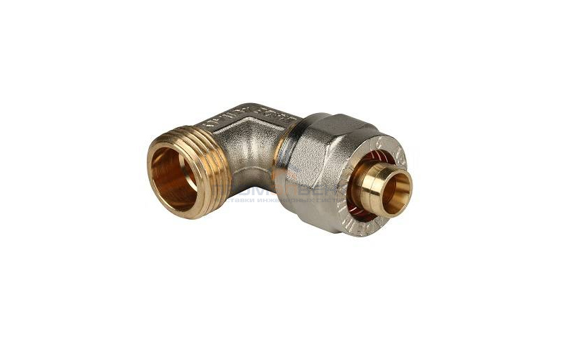 Переход на наружную резьбу угловой STOUT - 16 x 1/2