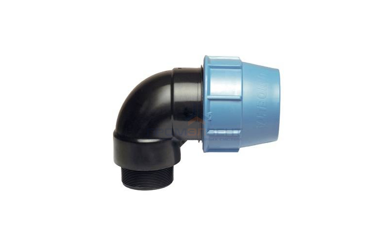 Переход на наружную резьбу угловой UNIDELTA 1008 - 75 x 3