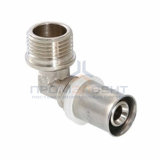 Переход на наружную резьбу угловой VALTEC VTm.253 - 16 x 1/2" (прессовой, для металлопласт. труб)