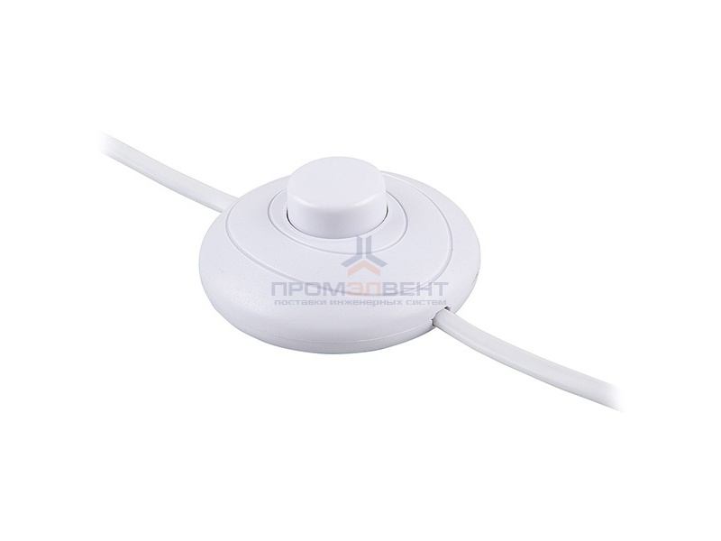 Сетевой шнур DM106 (с ножным выключателем) пластик белый