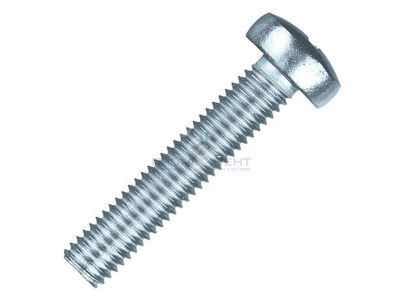 Винт с полукруглой головкой М6х60 оцинкованный DIN7985