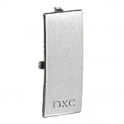 Накладка на стык крышки 60 мм, цвет серый металлик, DKC In-liner Aero