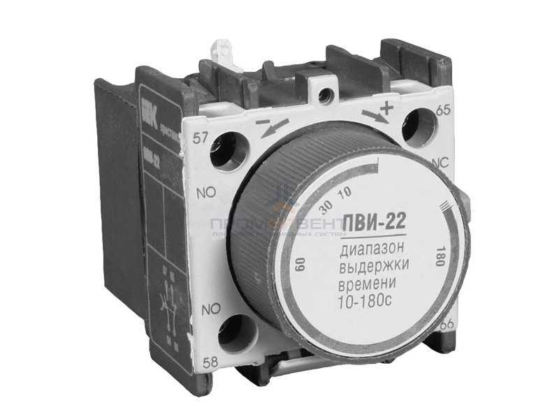 Приставка ПВИ-22 задержка на выключении 10-180сек. 1Н.З+1Н.О ИЭК