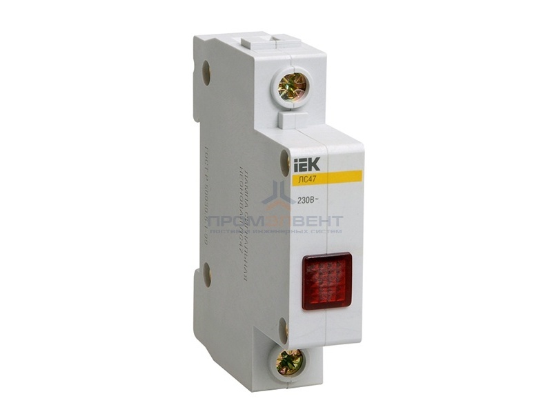 Сигнальная лампа ЛС-47 220В красная (неон) ИЭК