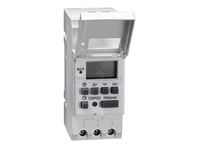 Таймер ТЭ15 цифровой 16А 230В на DIN-рейку ИЭК