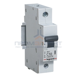 Автоматический выключатель Legrand RX3 1П 10A 4,5кА C (автомат)