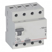 УЗО Legrand RX3 ВДТ 4П 25А 100мА тип AC