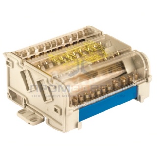 Блок распределительный на DIN рейку DKC 4р 160А, 8х7мм  2х9мм 1х12мм