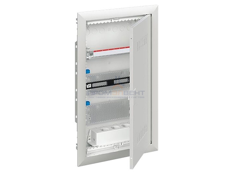 Шкаф мультимедийный с дверью с радиопрозрачной вставкой UK636MW (3 ряда)