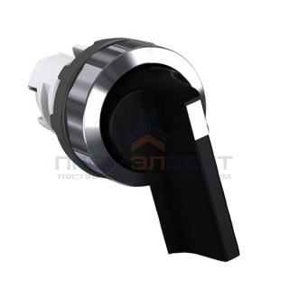 Переключатель ABB M2SS4-20B (длинная ручка) черный 2-х поз. (корпус) 45° с фиксацией