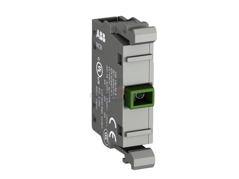 Контактный блок ABB MCB-01 фронтального монтажа 1НЗ